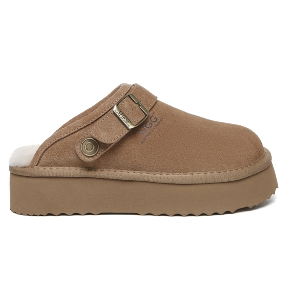 NWT UGG Sady Buckle Strap Platform Slipper - Picture 4 of 5